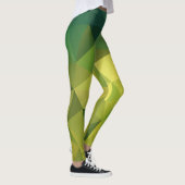 Leggings Motif vert jaune (Droite)