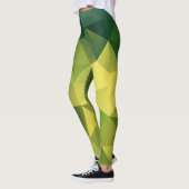 Leggings Motif vert jaune (Gauche)
