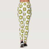 Leggings Motif Vert Olive (Dos)