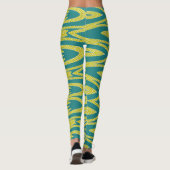 Leggings Motif vert tendance "Ratti_Creative_Arts" (Dos)
