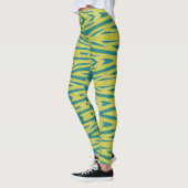 Leggings Motif vert tendance "Ratti_Creative_Arts" (Gauche)