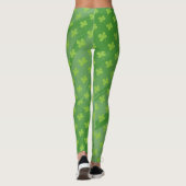 Leggings Motif vert trèfle de la Saint-Patrick (Dos)