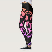 Leggings Motif victorien arc-en-ciel (Gauche)