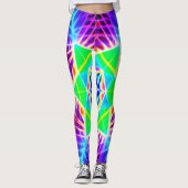Leggings Motif vif coloré (Devant)