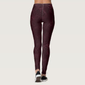 Leggings Motif Vin de Mûre (Dos)
