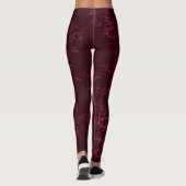 Leggings Motif Vin de Mûre (Dos)