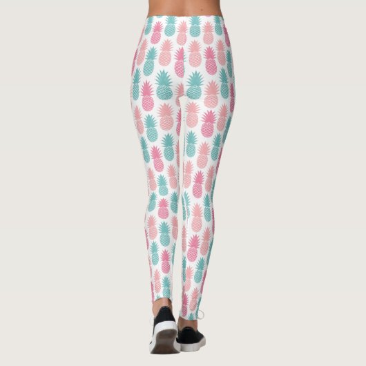 Leggings Motif vintage d'ananas (Dos)