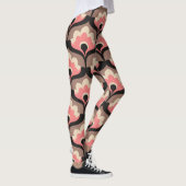 Leggings Motif vintage fleuri sans joint (Droite)