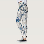 Leggings Motif vintage William Morris  (Gauche)