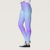 Leggings Motif violet et violet (Gauche)