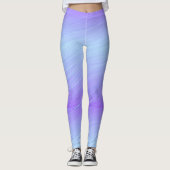 Leggings Motif violet et violet (Devant)