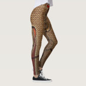 Leggings Motif Warrior Red Ombre (Droite)