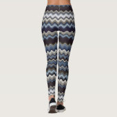 Leggings Motif Wavy multicolore (Dos)