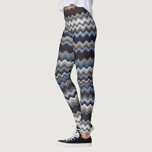 Leggings Motif Wavy multicolore (Gauche)