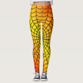 Leggings Motif Web Spider ~ Motif de feu ~ (Devant)