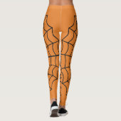 Leggings Motif Web Spider ~ Orange ~ Halloween ~ (Dos)