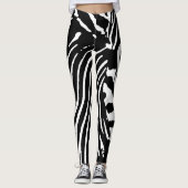 Leggings Motif ZEBRA SAFARI STRIPES (Devant)