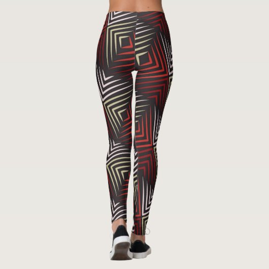Leggings Motif Zigzag (Dos)