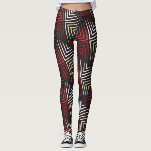 Leggings Motif Zigzag (Devant)