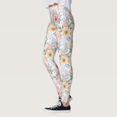 Leggings Motifs à fleurs de couleur douce (Gauche)