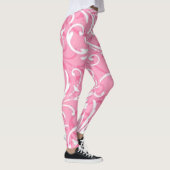 Leggings Motifs à spirale rose (Droite)