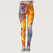 Leggings Motifs Abstraits (Devant)