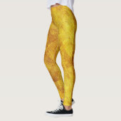 Leggings Motifs Abstraits d'or (Gauche)