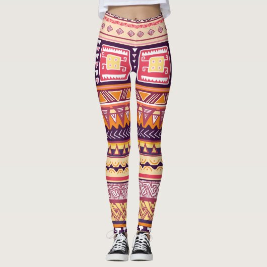 Leggings Motifs africains (Devant)