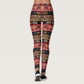 Leggings Motifs africains, motifs orientaux jeter l'oreille (Dos)