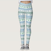 leggings Motifs aztèques (Devant)