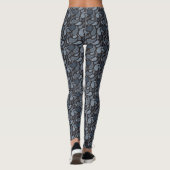 Leggings Motifs bleu foncé (Dos)