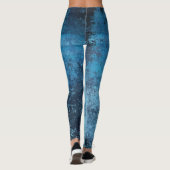 Leggings Motifs bleus désossés (Dos)