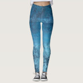 Leggings Motifs bleus désossés (Devant)