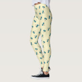Leggings Motifs Cerise Bleue (Gauche)