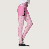 Leggings Motifs Chat Japonais & Chrysanthème (Droite)