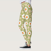 Leggings Motifs "Daisy" des années 1960 (Gauche)