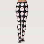Leggings Motifs de baseball (Dos)