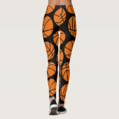 Leggings Motifs de basket-ball (Dos)