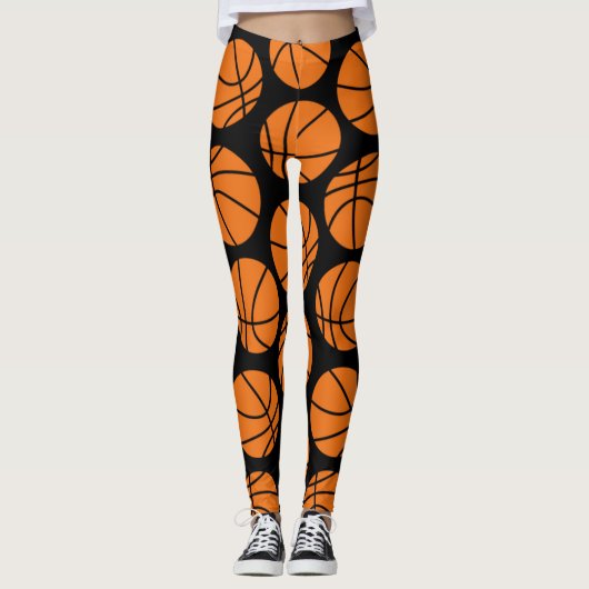 Leggings Motifs de basket-ball (Devant)