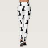 Leggings Motifs de chats noirs (Dos)