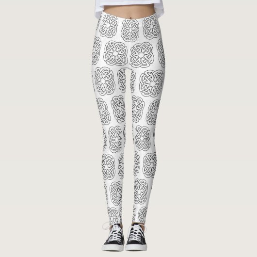 Leggings Motifs de défilement de styles classiques  (Devant)