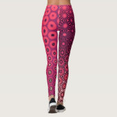 Leggings Motifs de démarrage à dégradé vibreux (Dos)