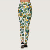 Leggings Motifs de fleurs (Dos)