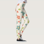 Leggings Motifs de fleurs de printemps (Droite)
