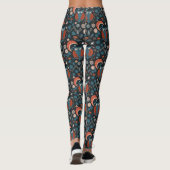 Leggings Motifs de hibou nordique (Dos)