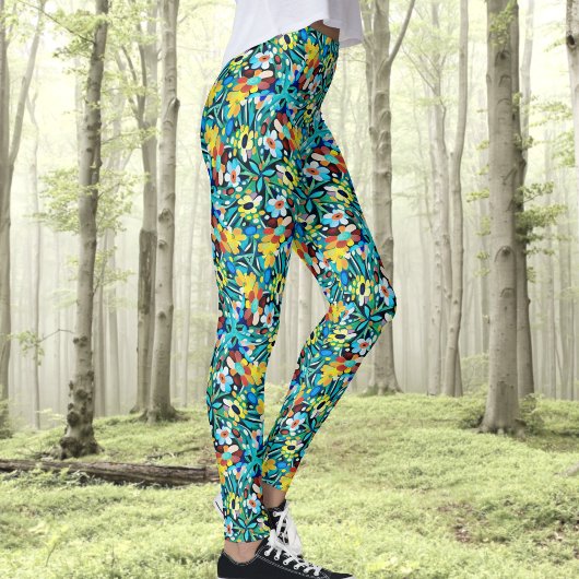 Leggings Motifs de la fête pétale