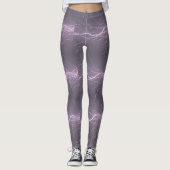 Leggings motifs de la foudre (Devant)