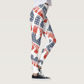 Leggings Motifs de l'AMÉRIQUE diagonale pour 4 jui (Droite)