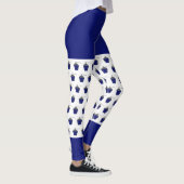 Leggings Motifs de lanterne bleu foncé Bryn Mawr (Droite)