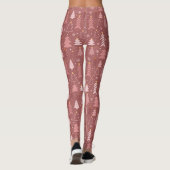 Leggings Motifs de l'arbre de Noël (Dos)